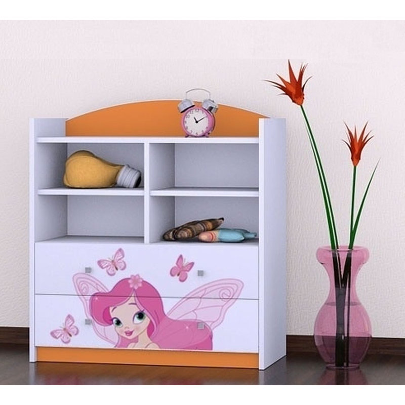 Autumn 96cm H X 86cm W Kids Cube, Orange
