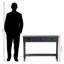 Console d'entrée de style français à 3 tiroirs Jahkeim, H 31,83 po x l 45,07 po x P 12,85 po-1991697866