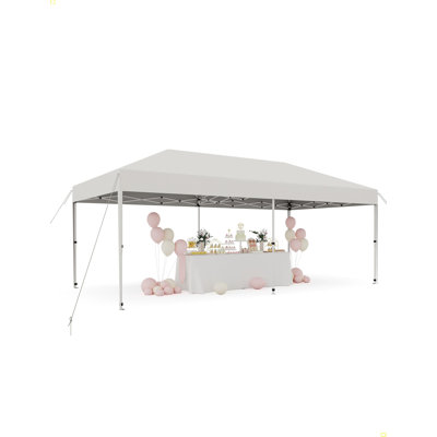 10 Ft. W x 20 Ft. D Metal Dome Canopy