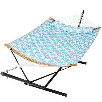 Grand hamac double de 55 pouces avec support Cruce, capacité 450 lb, Cruce