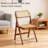 Rattan Folding Chairs, Modern Mid Century Dining Chairs-977593578-977593579