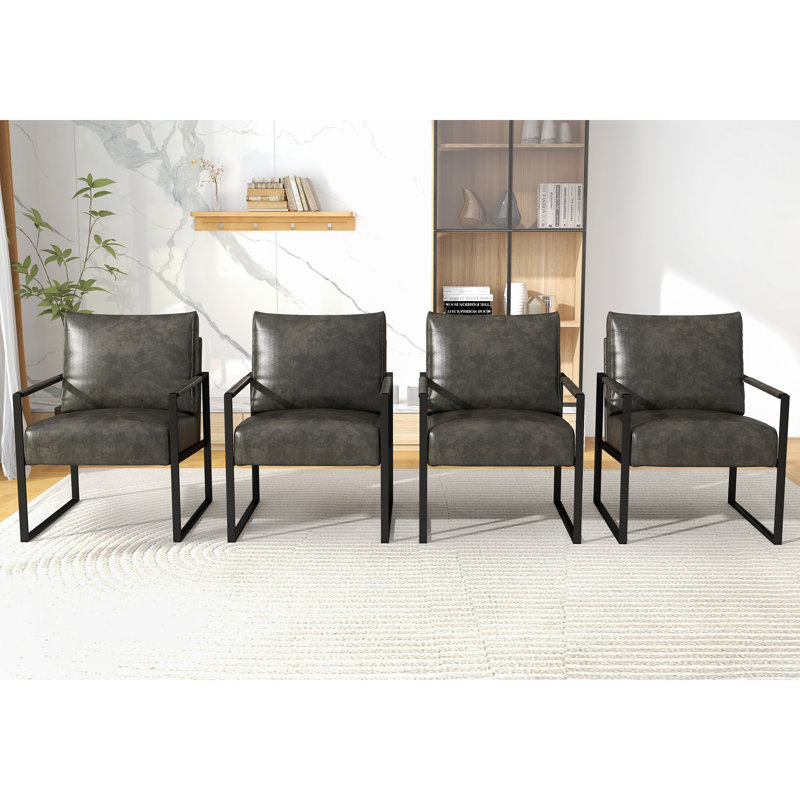 Fauteuil d'appoint Bradon, Gris, 4