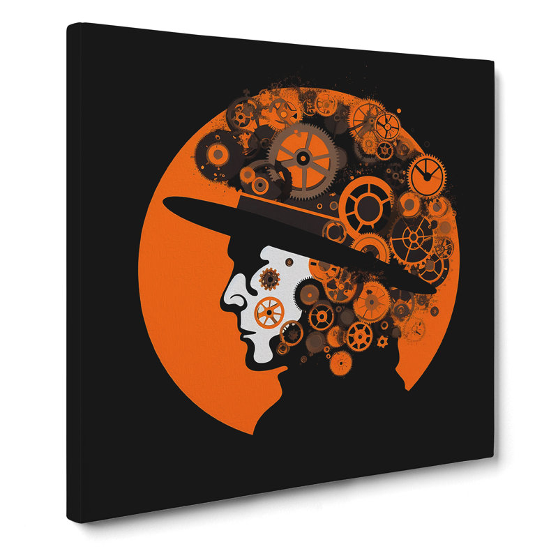 Clockwork Orange Abstract Art - Print