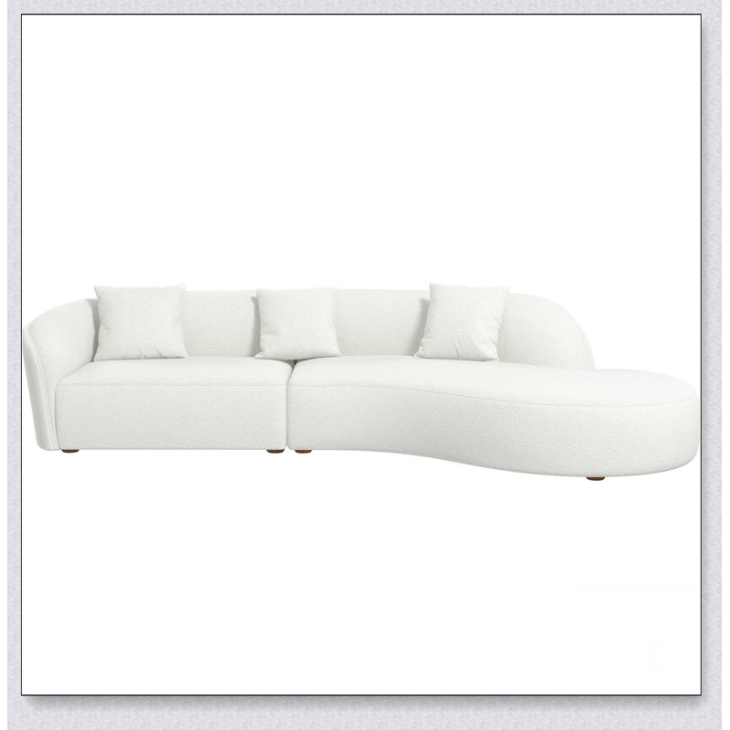 Canapé modulaire Elijah, H 27 po x l 126 po x P 44,9 po