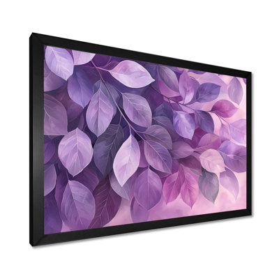 «Ilyza Lilac Leaves Canopy Of The Forest I» - art mural