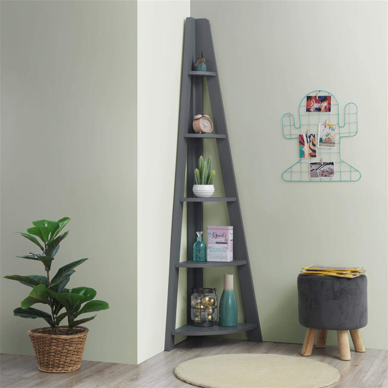 Delila 34.2cm W Manufactured Wood Shelving Unit