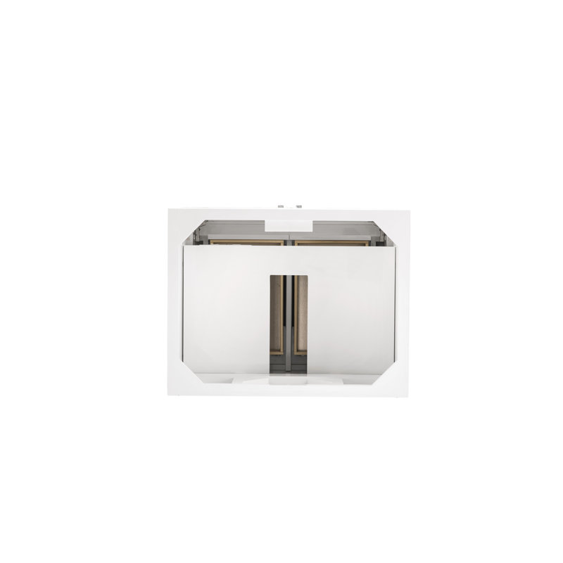 Athens 30'' W Single Bathroom Vanity Base, Glossy White