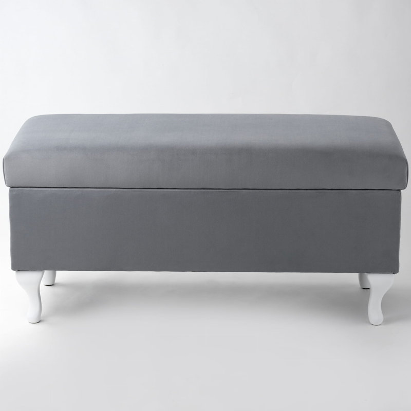 Polyester Upholstered Storage Bench, H47 x W70 x D30cm