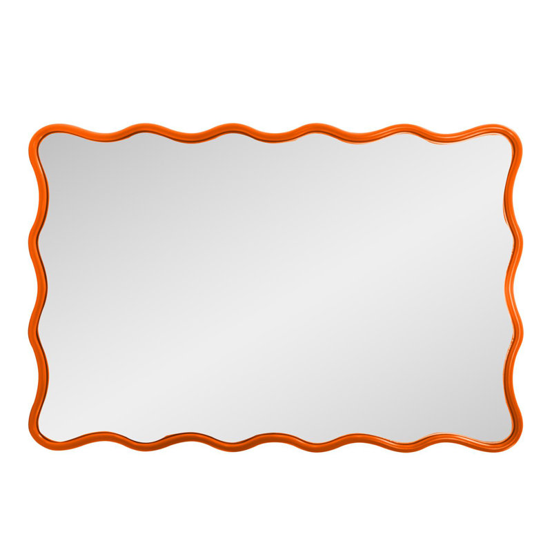 Angelo Rectangle Mirror, Orange