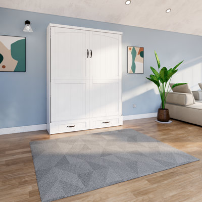 Isalgue Solid Wood Murphy Bed
