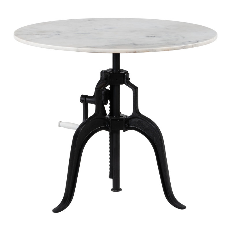 Table bistro blanche et noire