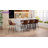 PU Leather Upholstered Counter & Bar Stool Set of 3-714696761