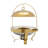 7.26Qt Gold Round Chafing Dish Buffet Warmers Sets