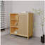 Armoire de rangement à porte simple de grande capacité avec tablettes dans les salons et les salles de bain