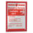 DURAFRAME Sign Holder, 8 1/2" X 11", Red Frame, 2/Pack