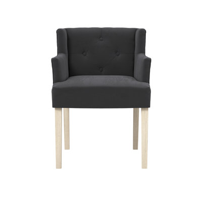 Shay Winged Dining Chair With Arms