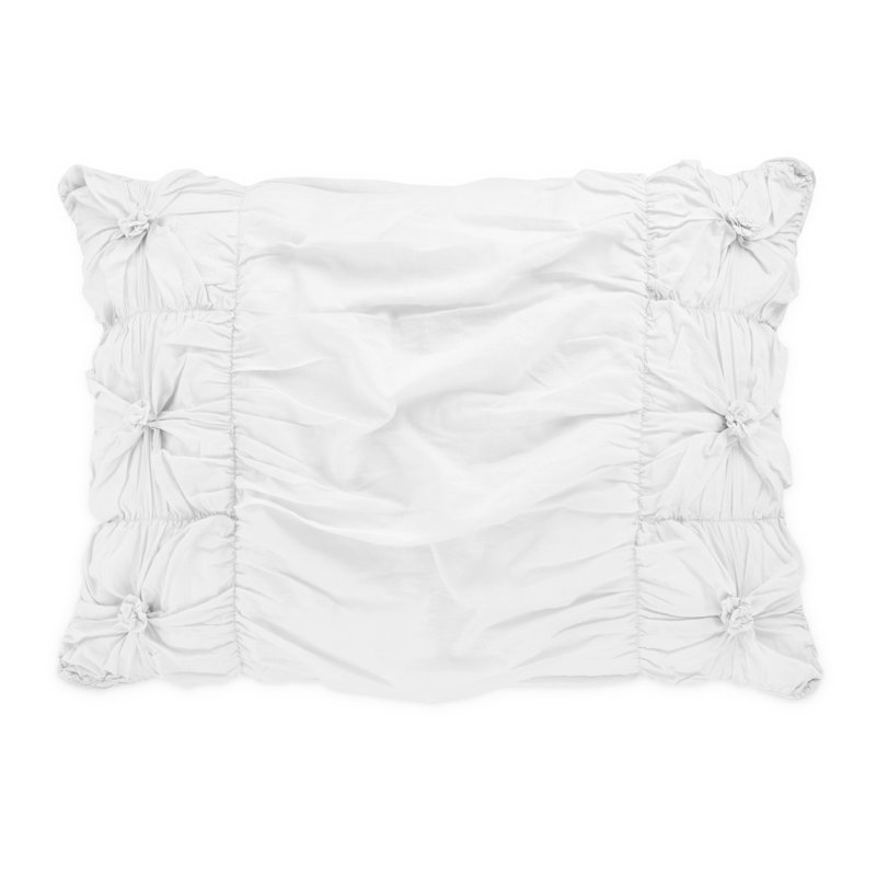 Savanna Comforter Set, White, Twin Comforter + 1 Sham