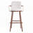 Upholstered Bar Stool with Metal Frame