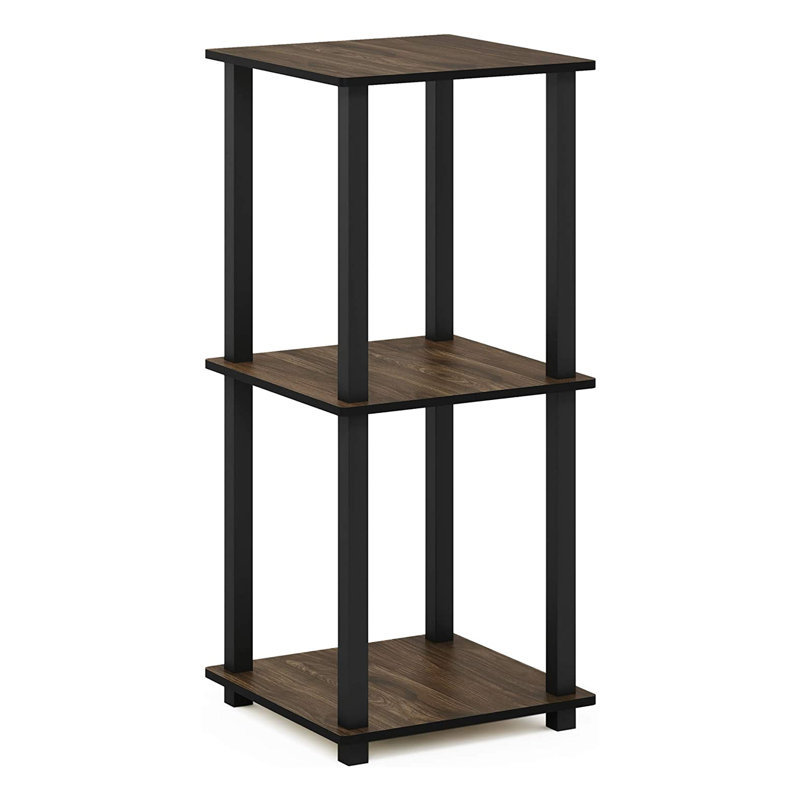 Bianco End Table Set, Columbia Walnut, Black