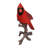 Cardinal on Branch Statue