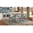 X Based Counter Height Casual Dining Table