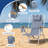 Folding Beach Chair With Wooden Armrest-647271114