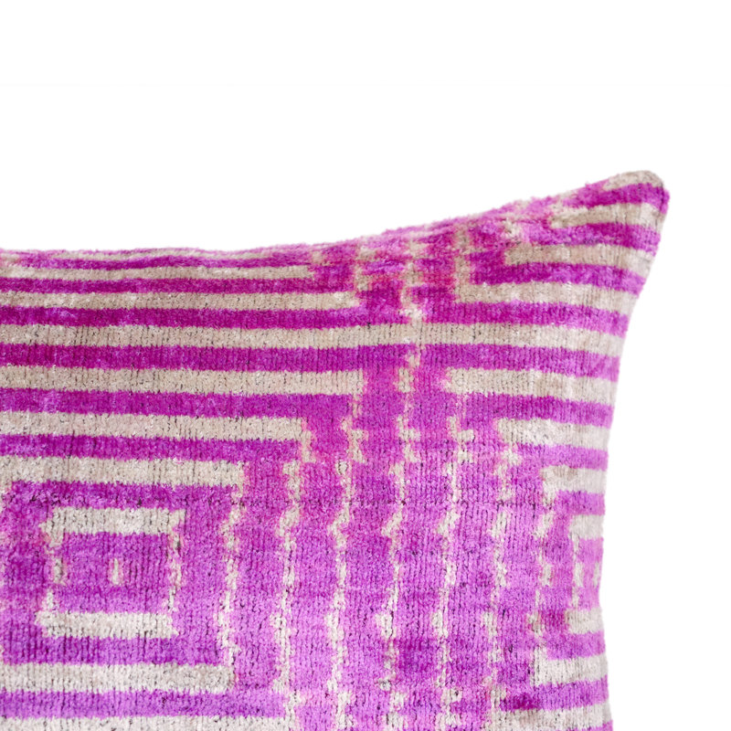 Silk/Velvet Lumbar Rectangular Pillow Cover & Insert