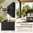 Universal Weatherproof TV Cover – All-Season Protection for Flat Panel TVs, Water-Resistant, Breathable Material with Remote Pocket-24757615-24741444