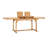 Arrion Extendable Oval Teak Outdoor Dining Table