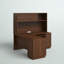 Ensemble de bureau de direction en L avec huche Bettye