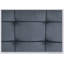 Banc 18 x 48 x 24, banc Brantley en velours et finition sable