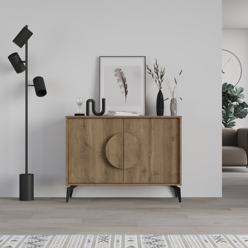 Kaira 2-Door Cabinet Stylish Storage Solution for Modern Living Spaces, Hitit