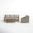 Carlton 3 Piece Rattan Sofa Seating Group with Sunbrella Cushions.