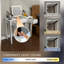 Bureau de coiffeuse multifonctionnel avec éclairage réglable à 3 niveaux avec miroir rabattable et rangement Table de maquillage profonde 15,75 po 2 tiroirs et 3 boîtes de rangement amovibles Bureau de bureau compact blanc-1178006572