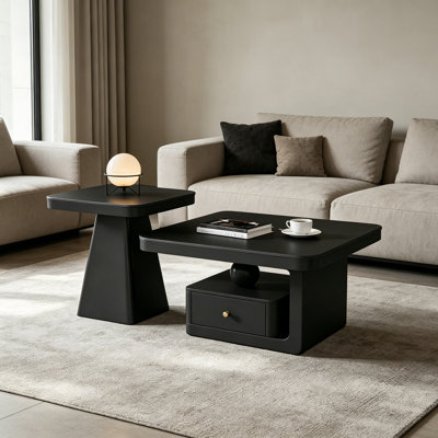 Tiroir de rangement pour table basse Minimalist Rock