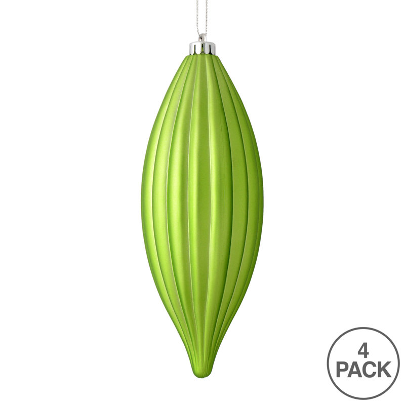Ornement en forme de fleuron 8 po nLine, Céladon mat