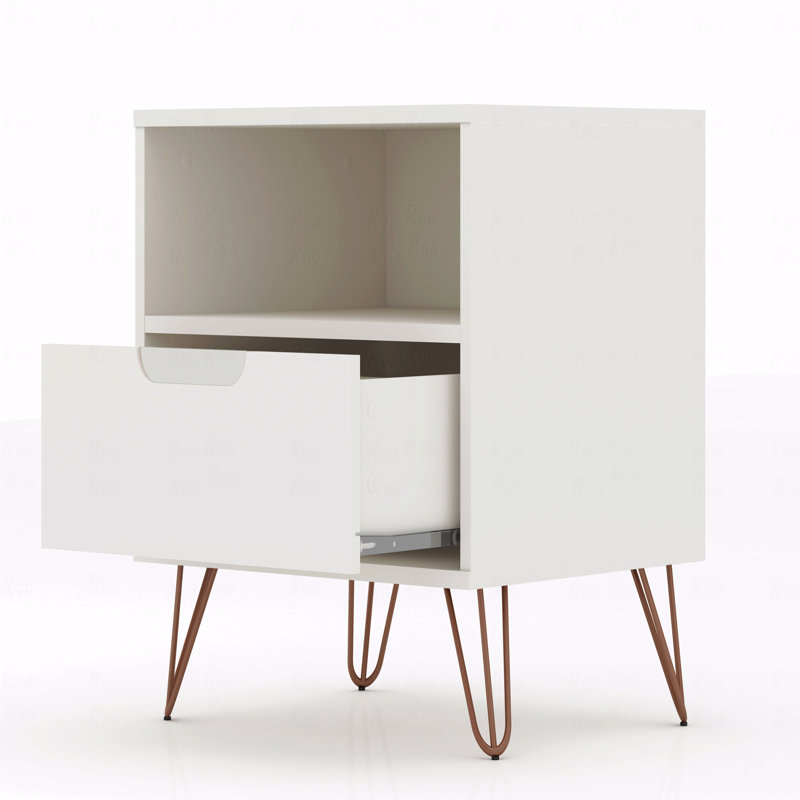 Table de chevet, Blanc