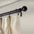 Contemporary Traverse Adjustable Single Curtain Rod-1132145263-1132144856