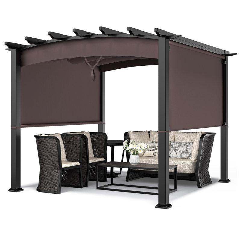 Costway Brown Replacement Canopy for Pergola