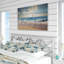 Ensemble de couvre-lit avec taies décoratives Coastal Symphony Tropical - Beige Tropical-77973121
