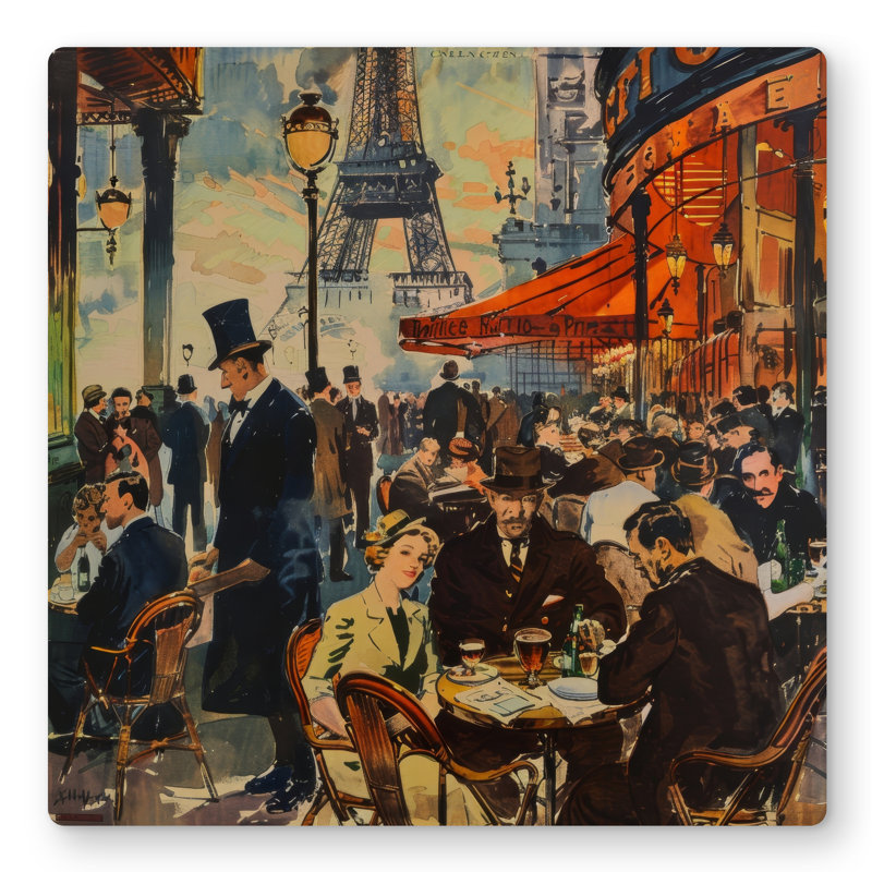 Served - Turquoise Metal Print for Stunning Home Decor