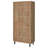 Stagg Natural Oak 4-Door Tall Shoe Storage Cabinet