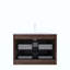 Meuble-lavabo de salle de bain avec lavabo, armoire de rangement murale en contreplaqué flottant avec 2 tiroirs, lavabo Carrara, sans robinet, pré-assemblé-841898057