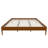 15 Inch High King Size Solid Dry Bamboo Wood Platform Bed Frame, With Wood Slat Metal Support, Modern & Minimalist Style, No Box Spring Needed, Easy Assembly, Brown-1205552175-1205552173