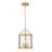 Bella 3 - Light D8.75" Lantern Cylinder Pendant Light with Clear Glass-793415687