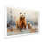 White Picture Framed