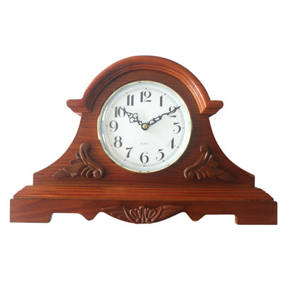 Cherry Manufactured Wood Quartz movement / Crystal Tabletop Clock