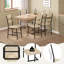 45cm H Metal Ladder Back Parsons Chair-995281061