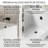 60" x 36" Modern Alcove Bathtub with Ergonomic Backrest & Anti-Slip Base,Right Drain, Glossy White-LUXE-119140530