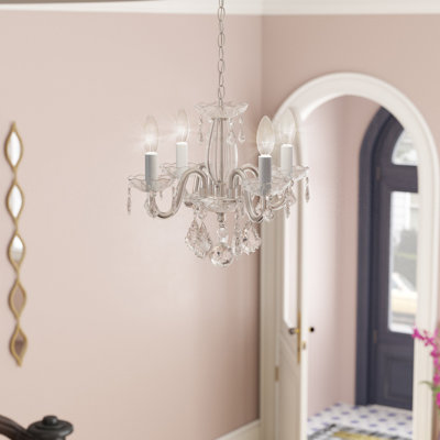 Jaquelin 4 - Light Dimmable Classic / Traditional Chandelier